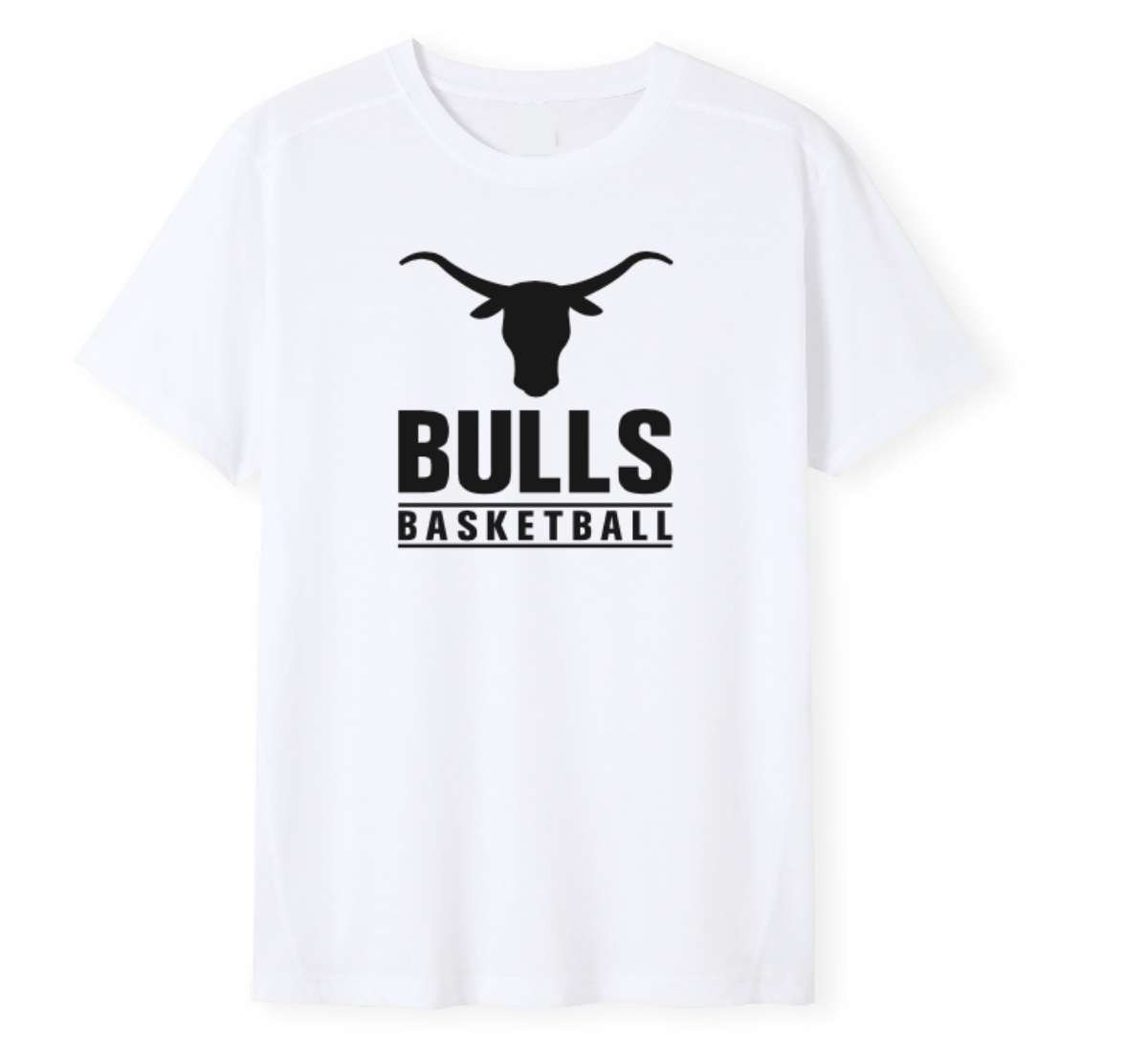 Picture of Bulls Basketball Mens White T-Shirt